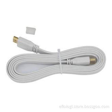 Gold plated flat 3D HDMI Cables 10m support 1080p 3d ethern